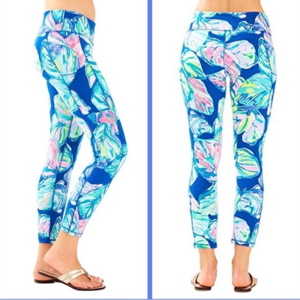 Lilly Pulitzer Luxletic 21" Weekender Leggings In Multi Casa Del Sol View 2